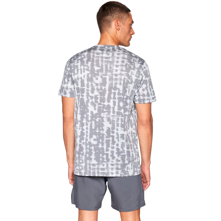 Футболка мужская Under Armour UA LAUNCH PRINTED SS L Серый photo 5