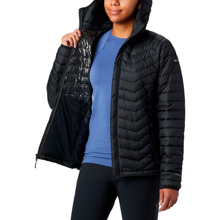 Scurta Columbia Powder Lite Hooded Jacket XS Negru Femei photo 4