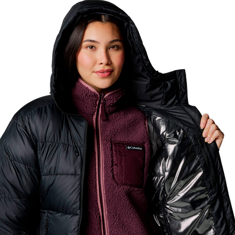 Scurta Columbia Pike Lake II Long Jacket XS Negru Femei photo 4