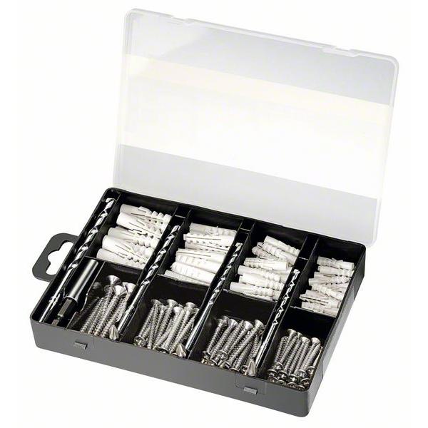 Set accesorii pentru fixare Bosch 174, 2607019511 Metal photo 1 Set accesorii pentru fixare Bosch 174, 2607019511 Metal photo 1