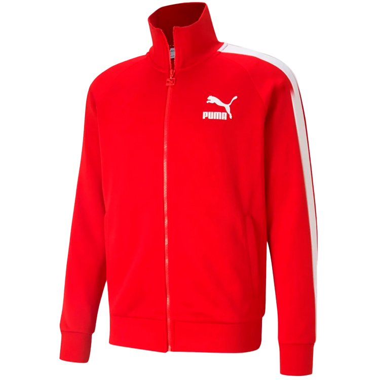 Hanorac pt bărbați Puma Iconic T7 Track Jacket PT M Rosu photo 1