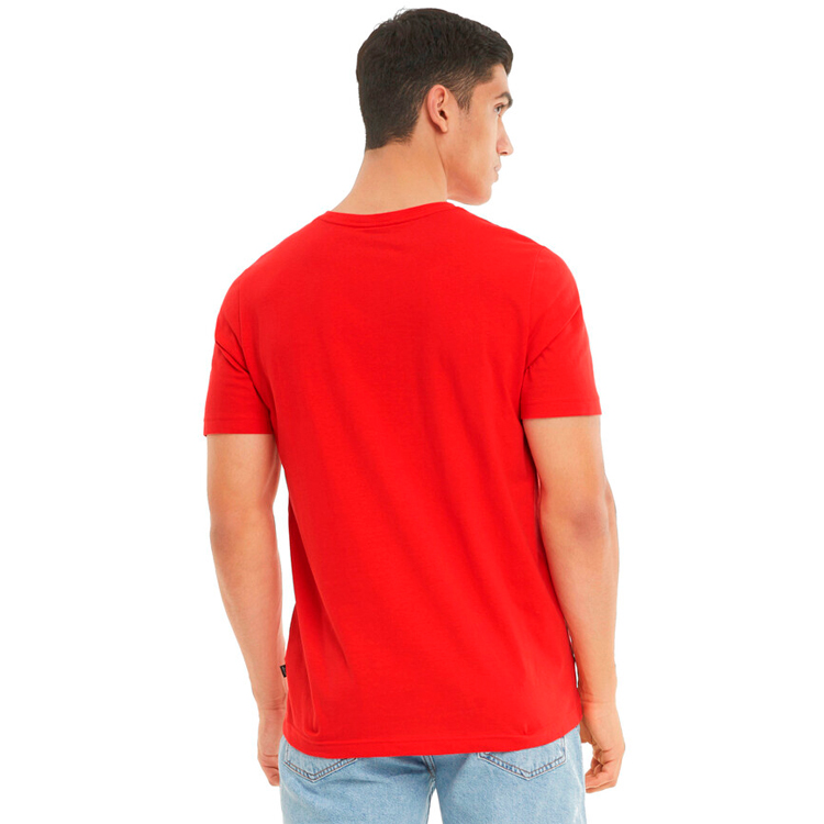 Футболка мужская Puma ESS Logo Tee S Красный photo 5