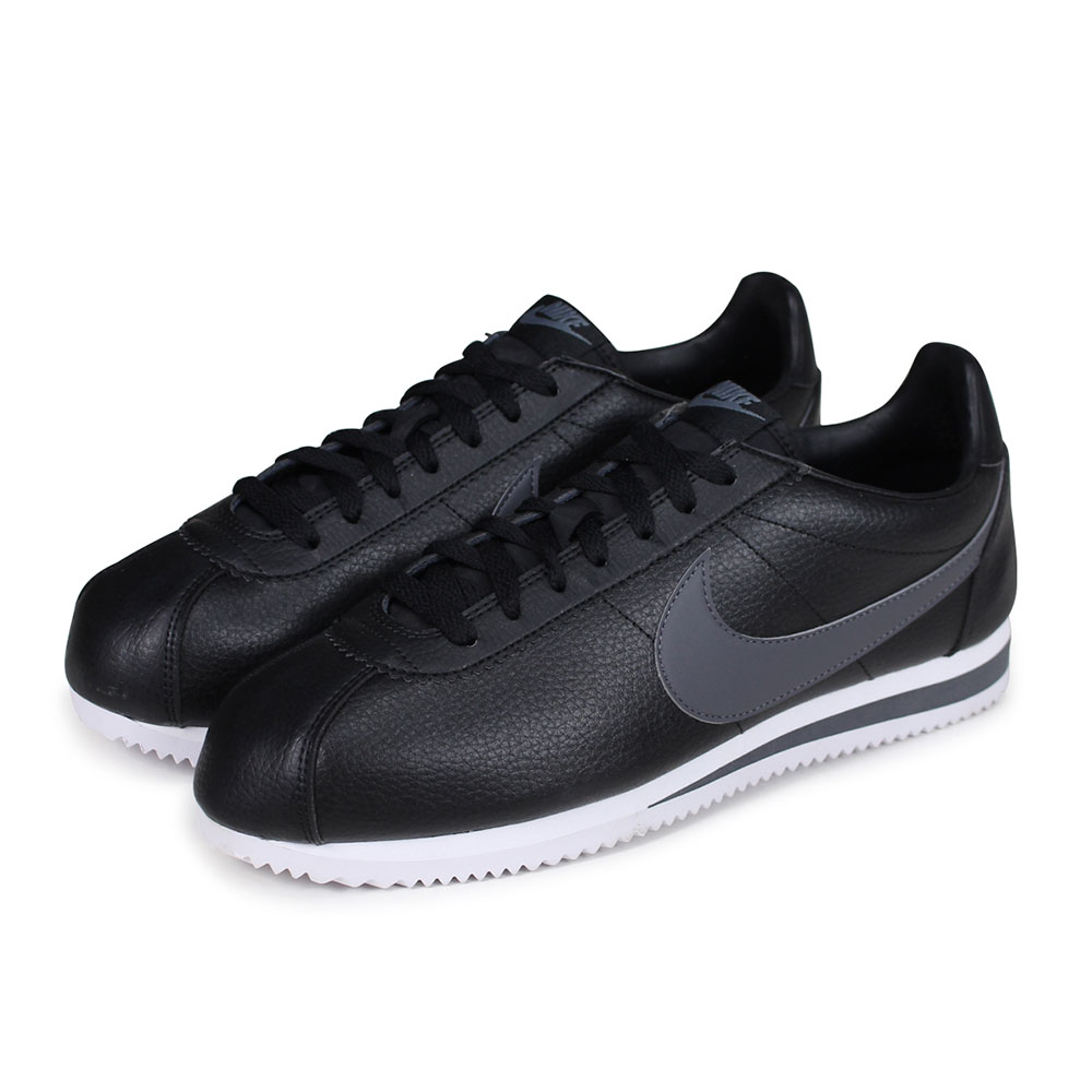 Кроссовки Nike CLASSIC CORTEZ LEATHER / Мужской / 45 / Черный photo 2