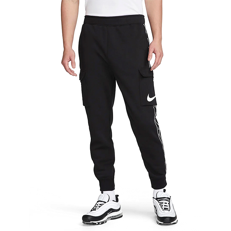 Брюки Nike M Nsw Repeat Sw Flc Cargo Pant XL Черный Мужской photo 2