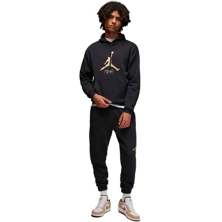 Hanorac pt bărbați Nike M J ESS FLC BASELINE HOODIE XS Negru photo 3