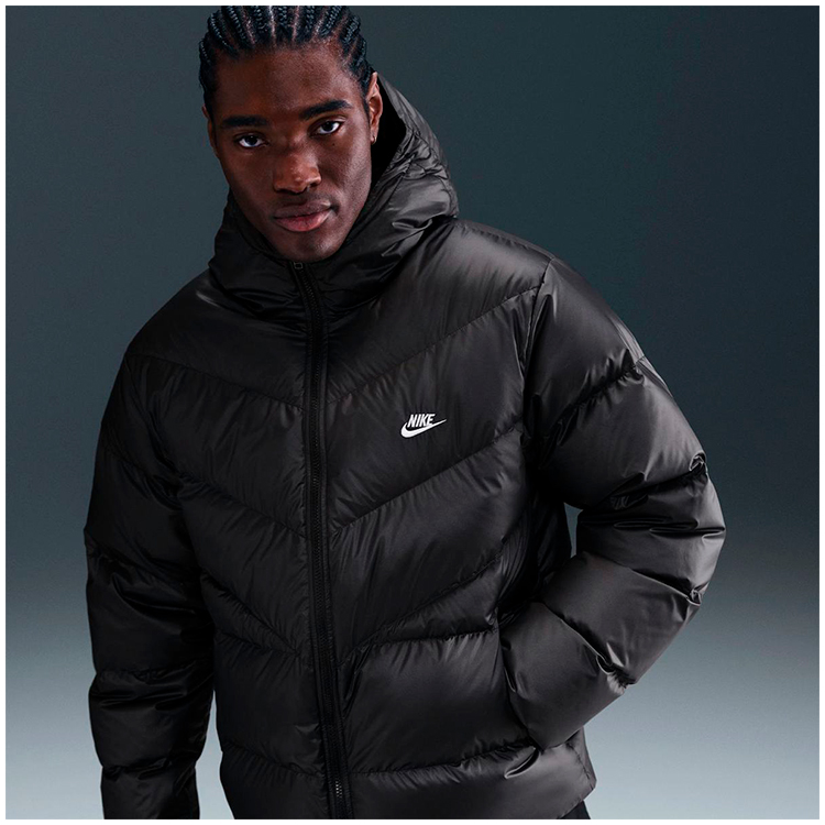 Geacă pt Barbati Nike M NK WINDRUNNER STMNT DWN JKT L Negru photo 4
