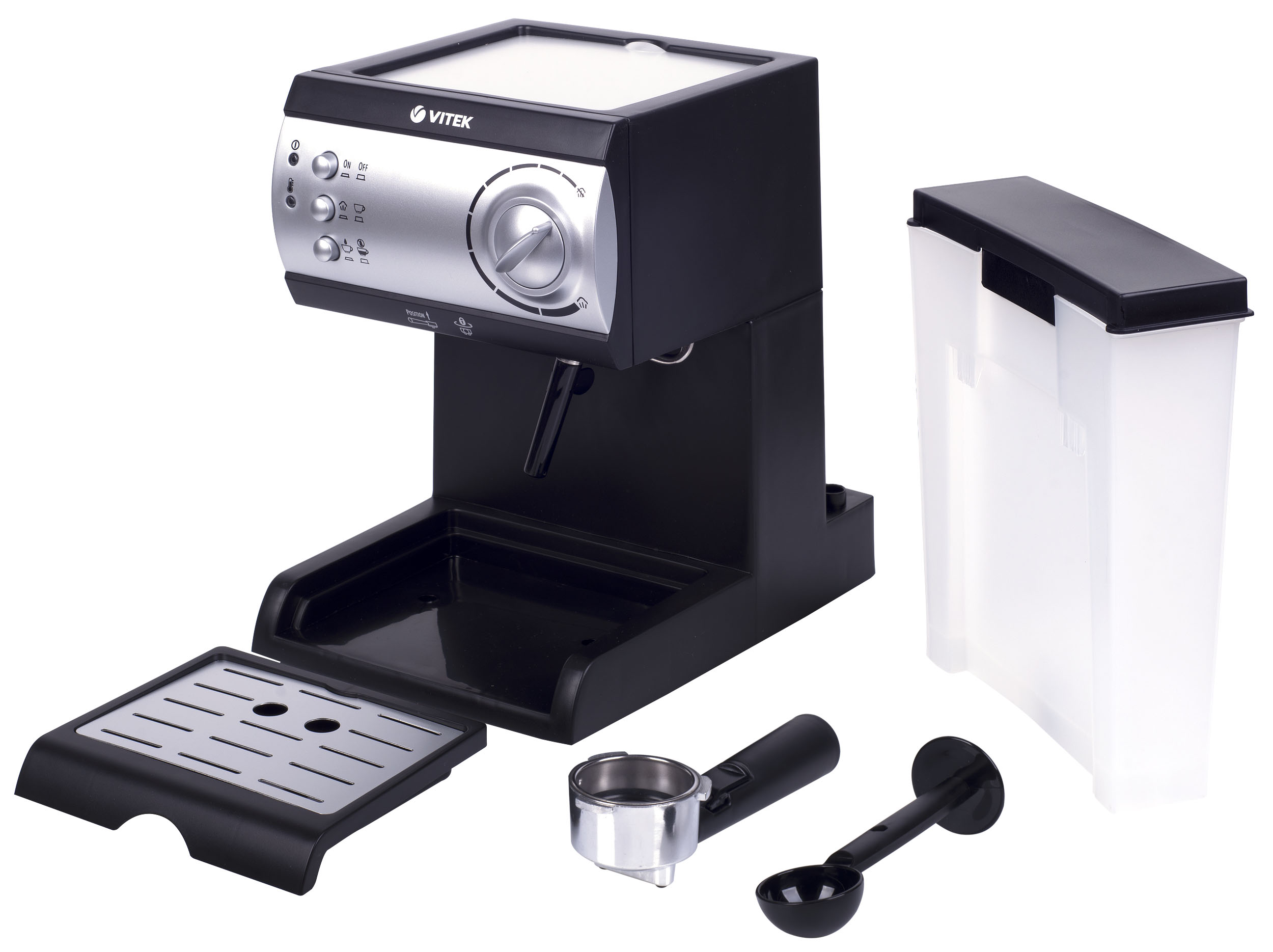 Cafetiera Vitek VT-1511 / 1.5 l / Manuala / Macinata photo 4