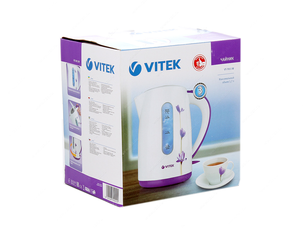 Fierbator de apa electric Vitek VT-7011 W photo 3