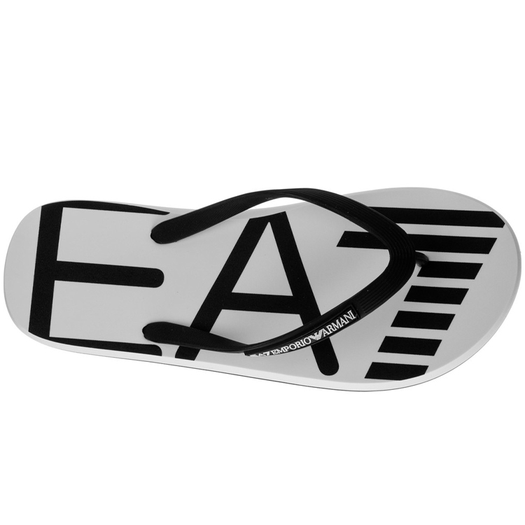 Slapi EA7 EMPORIO ARMANI SHOES BEACHWEAR pt Barbati / 36 / Alb-negru photo 3