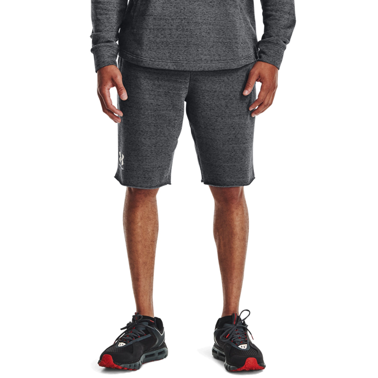 Sorti de bărbați Under Armour UA RIVAL TERRY SHORT LG Gri photo 3