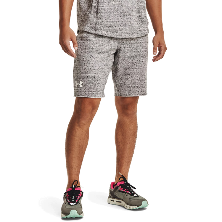 Sorti de bărbați Under Armour UA RIVAL TERRY SHORT LG Gri photo 3