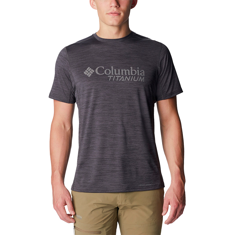 Tricou bărbătesc Columbia M Titan Pass Graphic Tee S Gri photo 1 Tricou bărbătesc Columbia M Titan Pass Graphic Tee S Gri photo 1