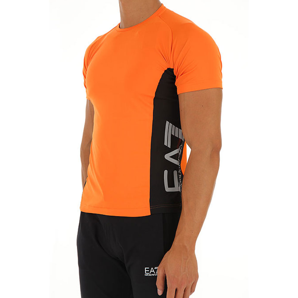Tricou bărbătesc EA7 EMPORIO ARMANI JERSEY T-SHIRT L Auriu photo 2