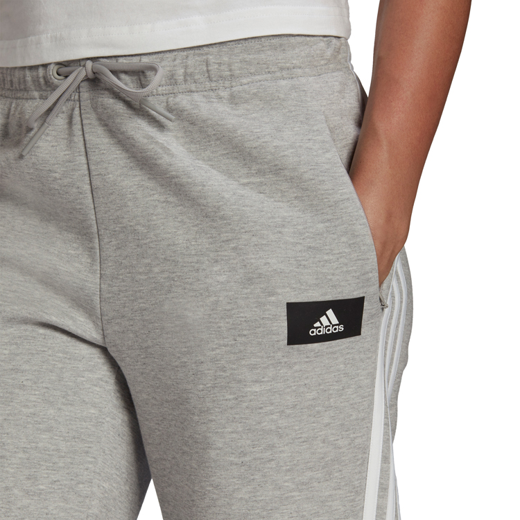 Брюки Adidas W FI 3S Reg Pnt 2XS Серый Женский photo 6