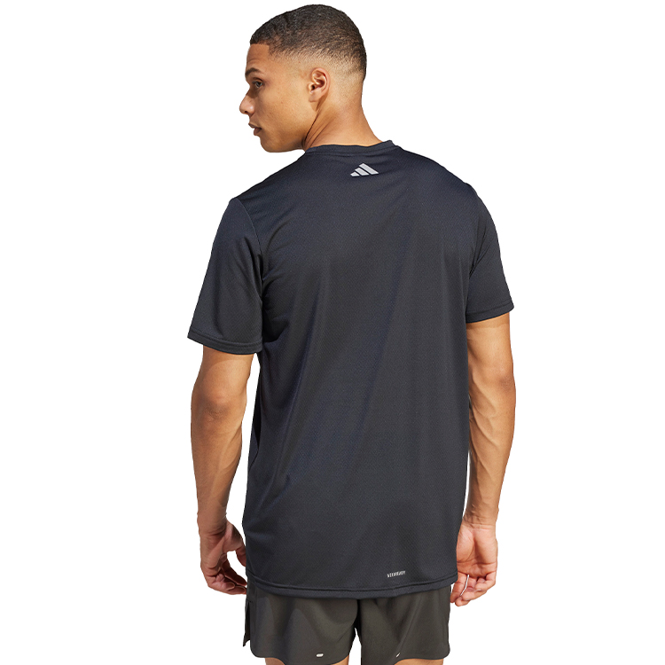 Tricou bărbătesc Adidas RUN IT BOS TEE S Negru photo 2