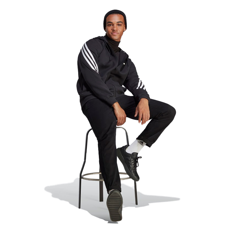 Hanorac pt bărbați Adidas M FI 3S FZ 2XL Negru photo 3