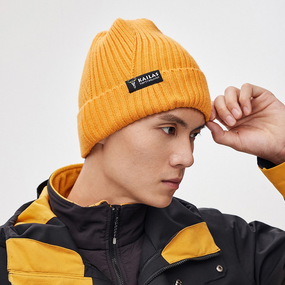 Caciula Kailas Ribbed Beanie Hat One size Galben photo 2