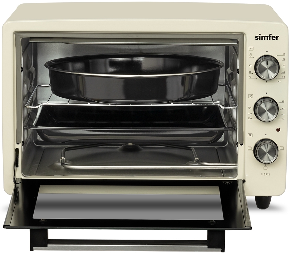 Cuptor electric Simfer M3412, 34 l, 1300 W, Bej photo 4