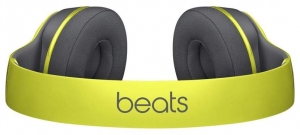 Наушники беспроводные с микрофоном Beats by Dr. Dre Solo2 Wireless Active Coll - Shock Yellow MKQ12 thumbnav 3