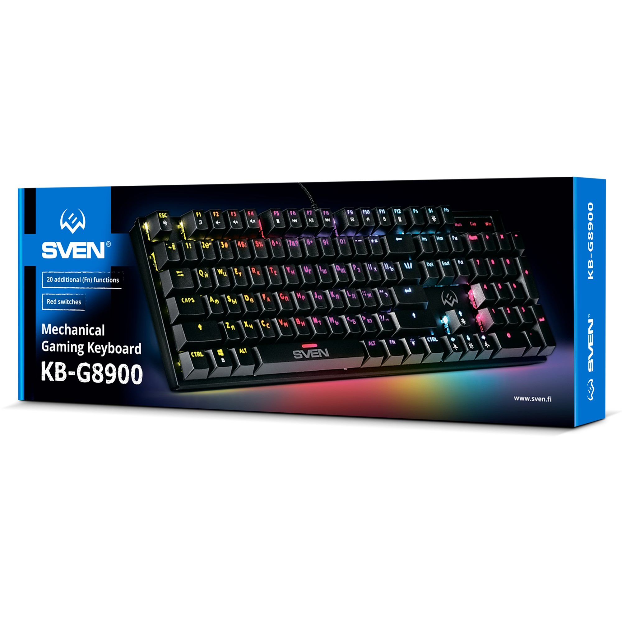 Механическая игровая клавиатура с подсветкой SVEN KB-G8900 / USB photo 5