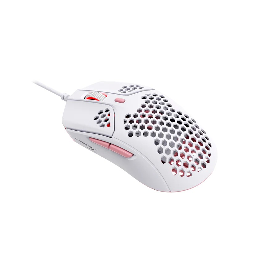 Mouse Gaming HYPERX Pulsefire Haste, White/Pink [4P5E4AA] photo 2