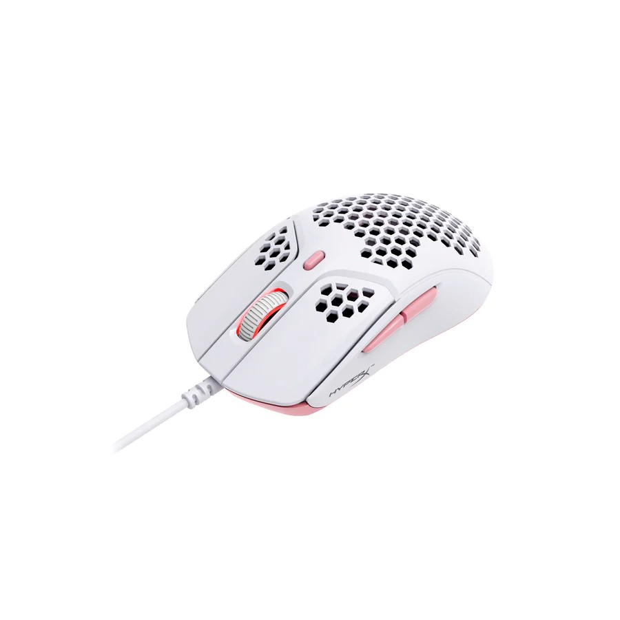 Mouse Gaming HYPERX Pulsefire Haste, White/Pink [4P5E4AA] photo 3