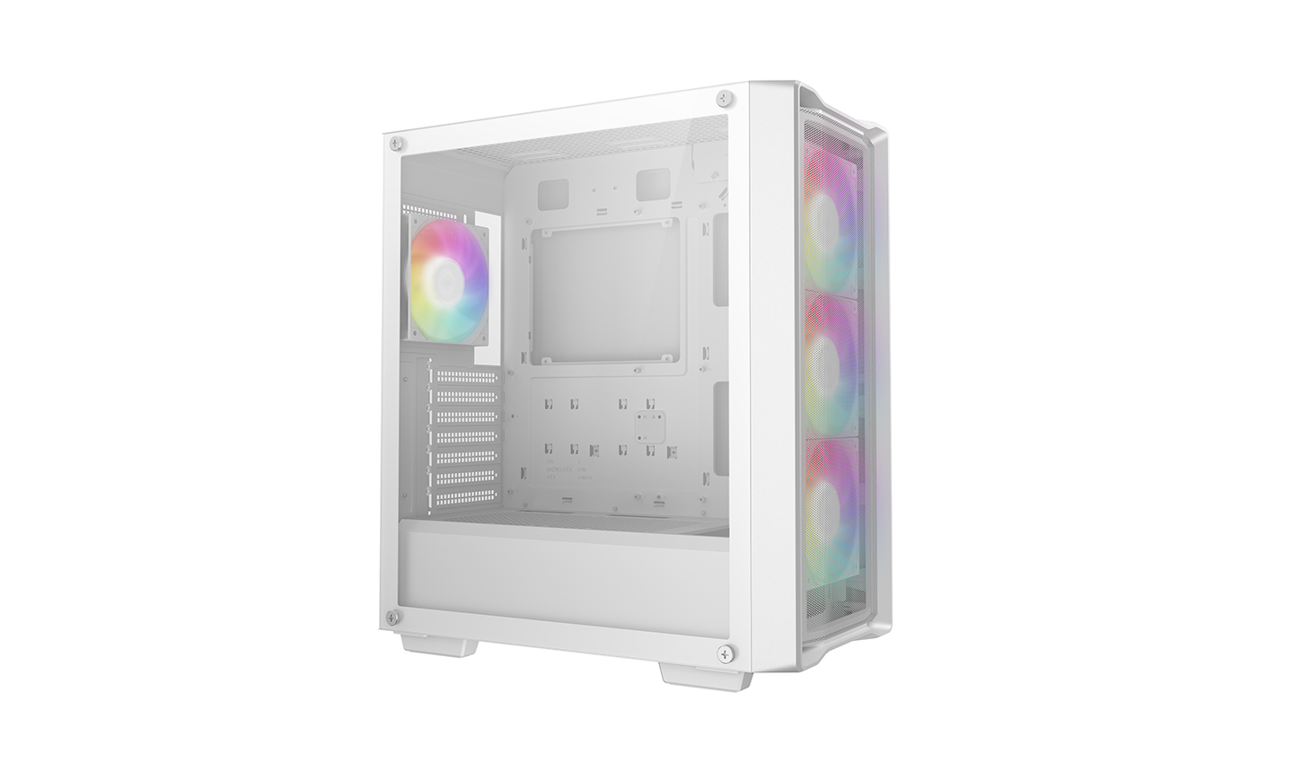 Carcasa DEEPCOOL CC560 MESH V2 WH / w/oPSU / Side-Window / ATX / White photo 2