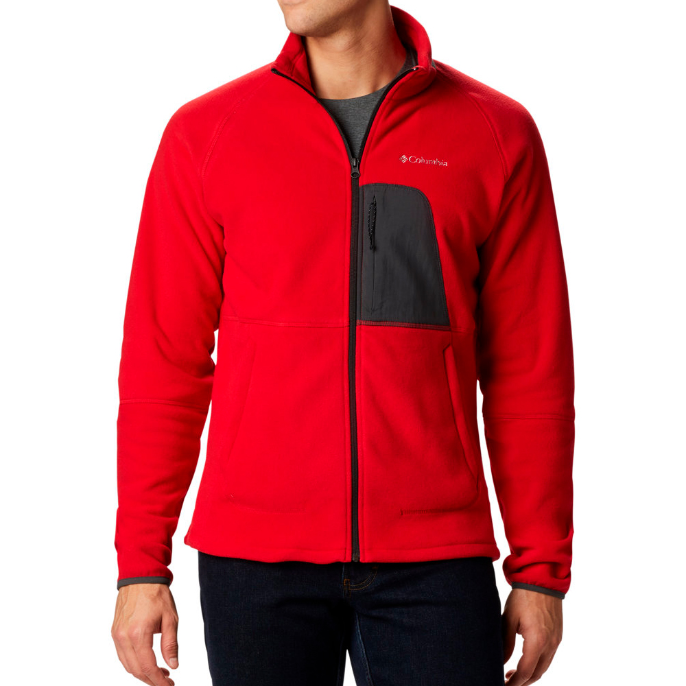 Hanorac pt bărbați Columbia Rapid Expedition Full Zip Fleece S Rosu photo 1 Hanorac pt bărbați Columbia Rapid Expedition Full Zip Fleece S Rosu photo 1