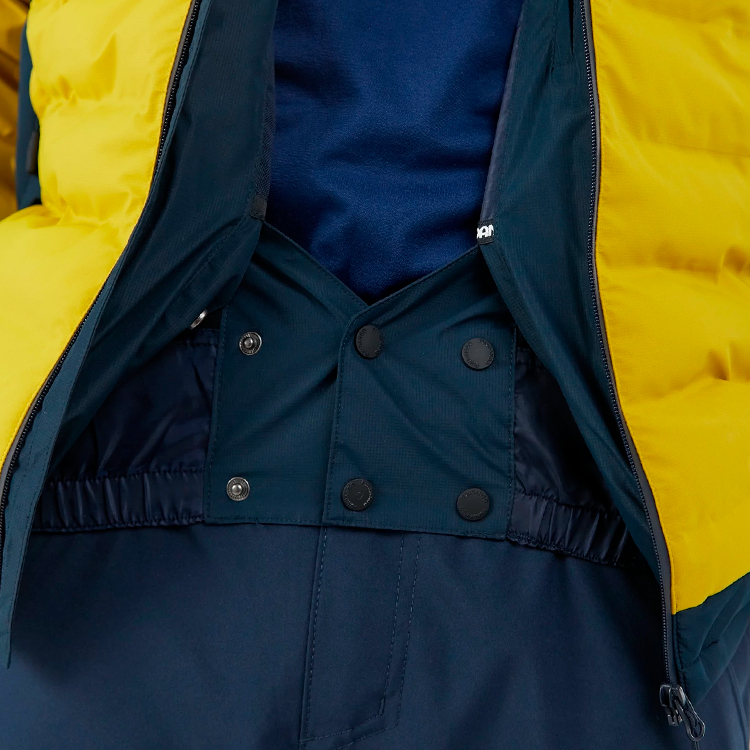 Geacă pt Barbati Fundango Orion Padded Jacket S Albastru-galben photo 5