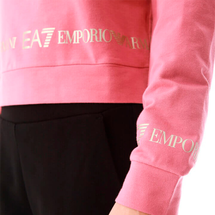 Hanorac EA7 EMPORIO ARMANI SWEATSHIRT EA7 XS Roz Femei photo 5