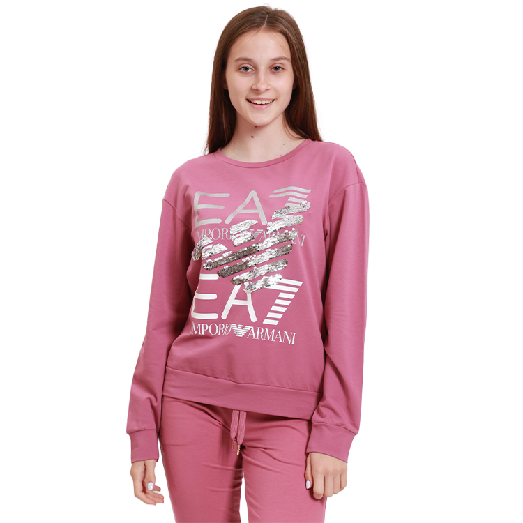 Hanorac EA7 EMPORIO ARMANI SWEATSHIRT EA7 XS Roz Femei photo 1 Hanorac EA7 EMPORIO ARMANI SWEATSHIRT EA7 XS Roz Femei photo 1