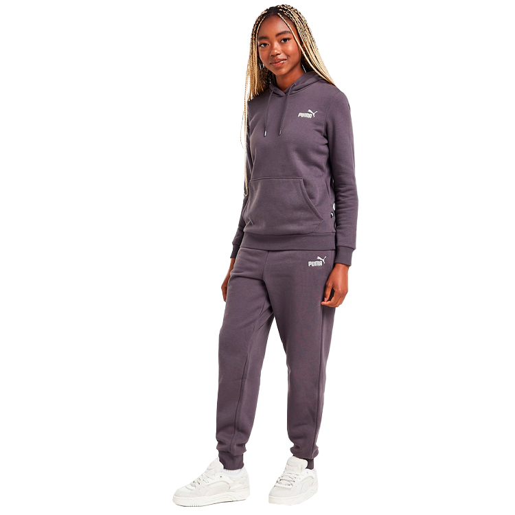 Брюки Puma ESS+ Embroidery High-Waist Pants FL S Серый Женский photo 5