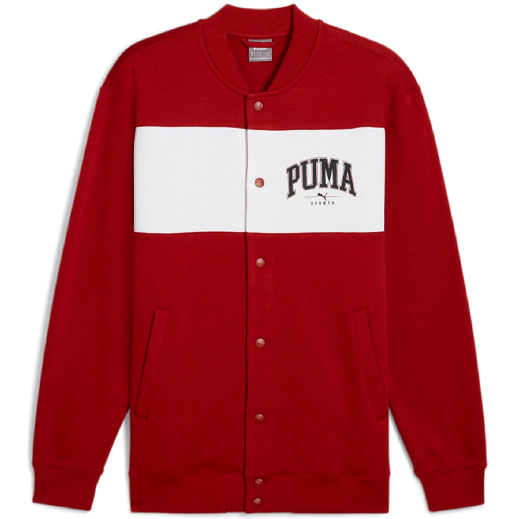 Hanorac pt bărbați Puma SQUAD Bomber Jacket FL S Bordo photo 1 Hanorac pt bărbați Puma SQUAD Bomber Jacket FL S Bordo photo 1