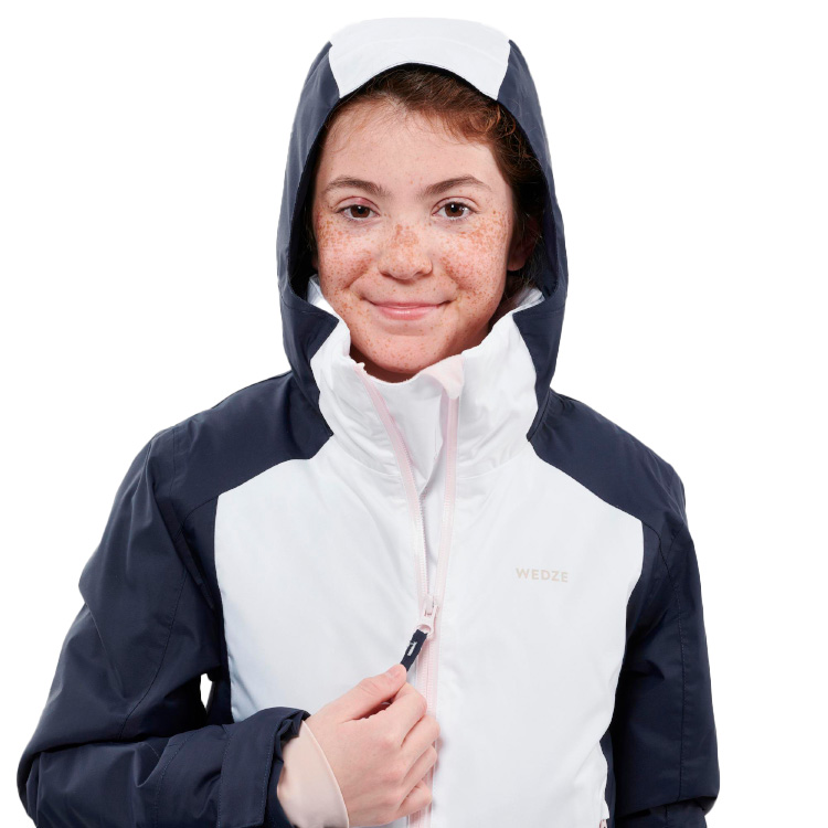 Куртка Wedze SKI-P JKT 500 125-132 Белый Женский photo 5