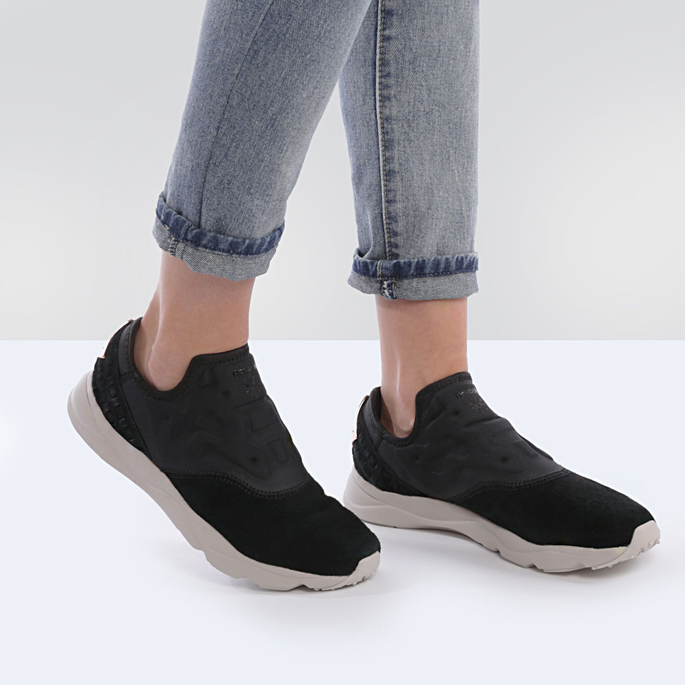 Кроссовки Reebok FURYLITE SLIP ON / Женский / 36 / Черный photo 4