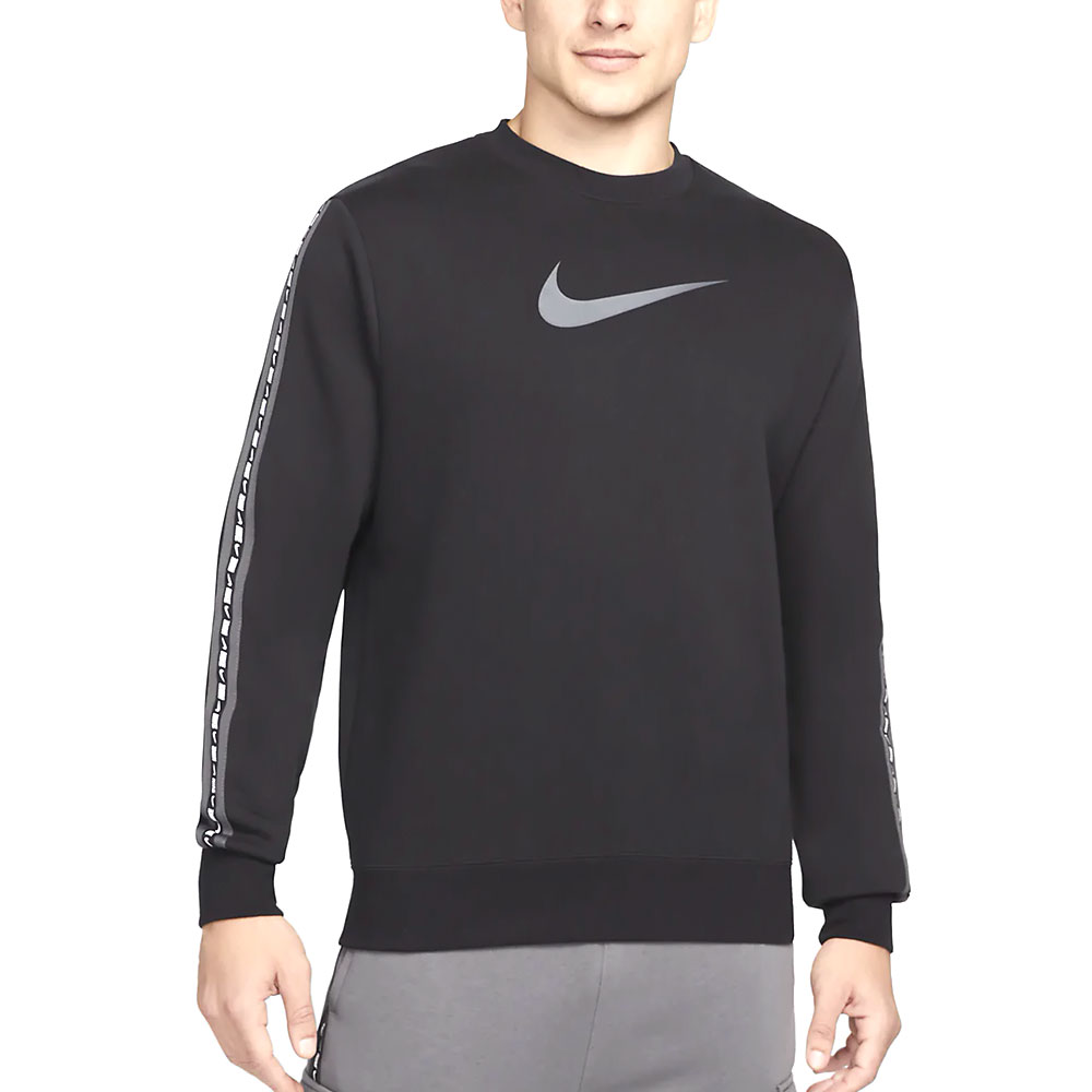 Hanorac pt bărbați Nike M NSW REPEAT FLC CREW BB 2XL Negru photo 1