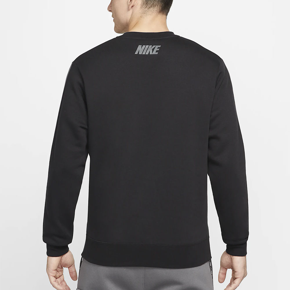 Hanorac pt bărbați Nike M NSW REPEAT FLC CREW BB 2XL Negru photo 2