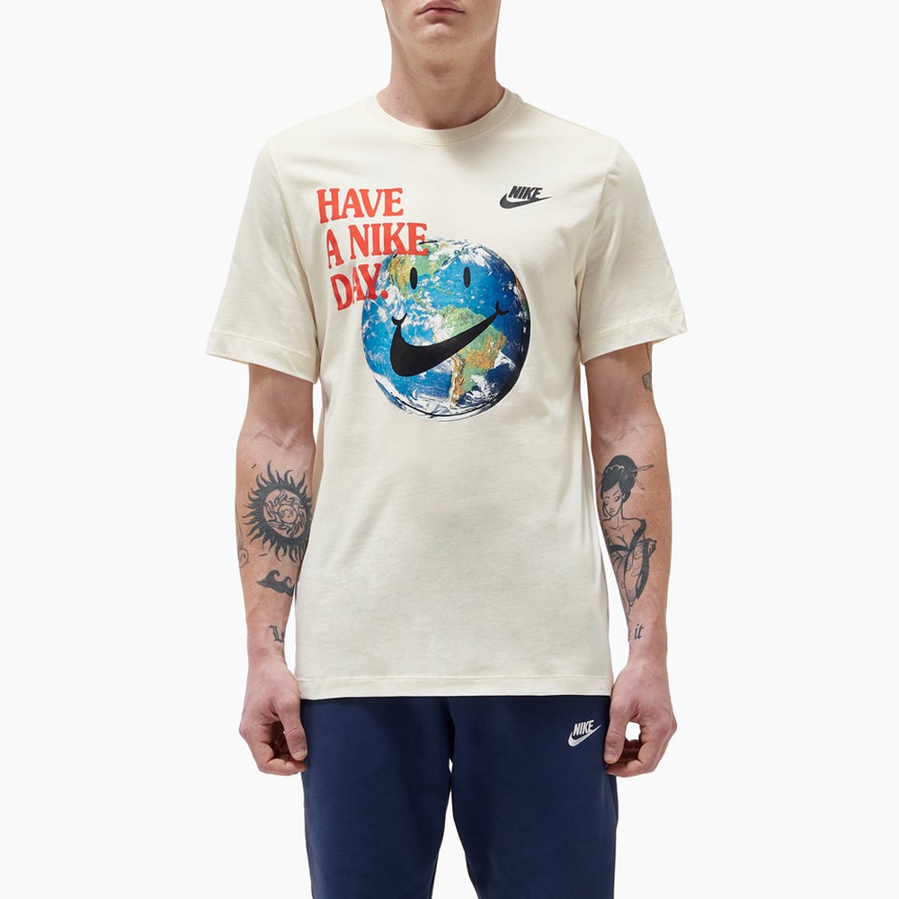 Tricou bărbătesc Nike M NSW ESS+ STMT 1 TEE S Bej photo 2