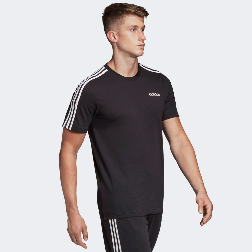Tricou bărbătesc Adidas E 3S TEE S Negru photo 3