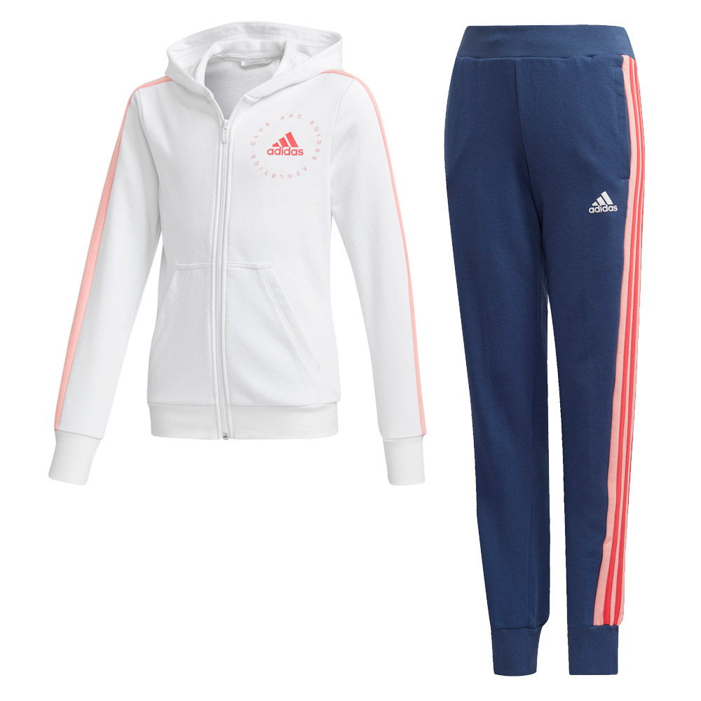 Costum sportiv Adidas JG HOOD COT TS / Femei / 116 / Albastru photo 1