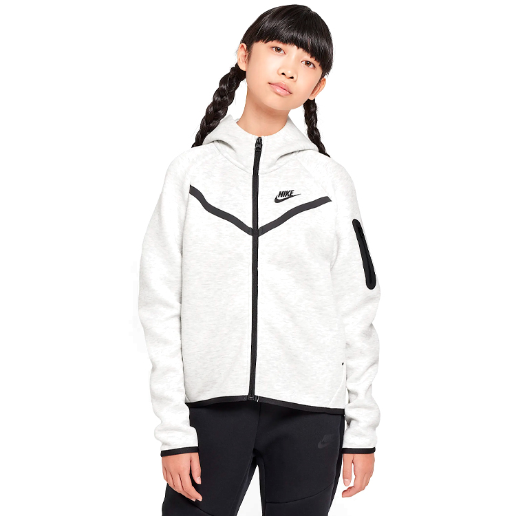Jacheta Nike G NSW TCH FLC HD FZ LS XS Gri Femei photo 1