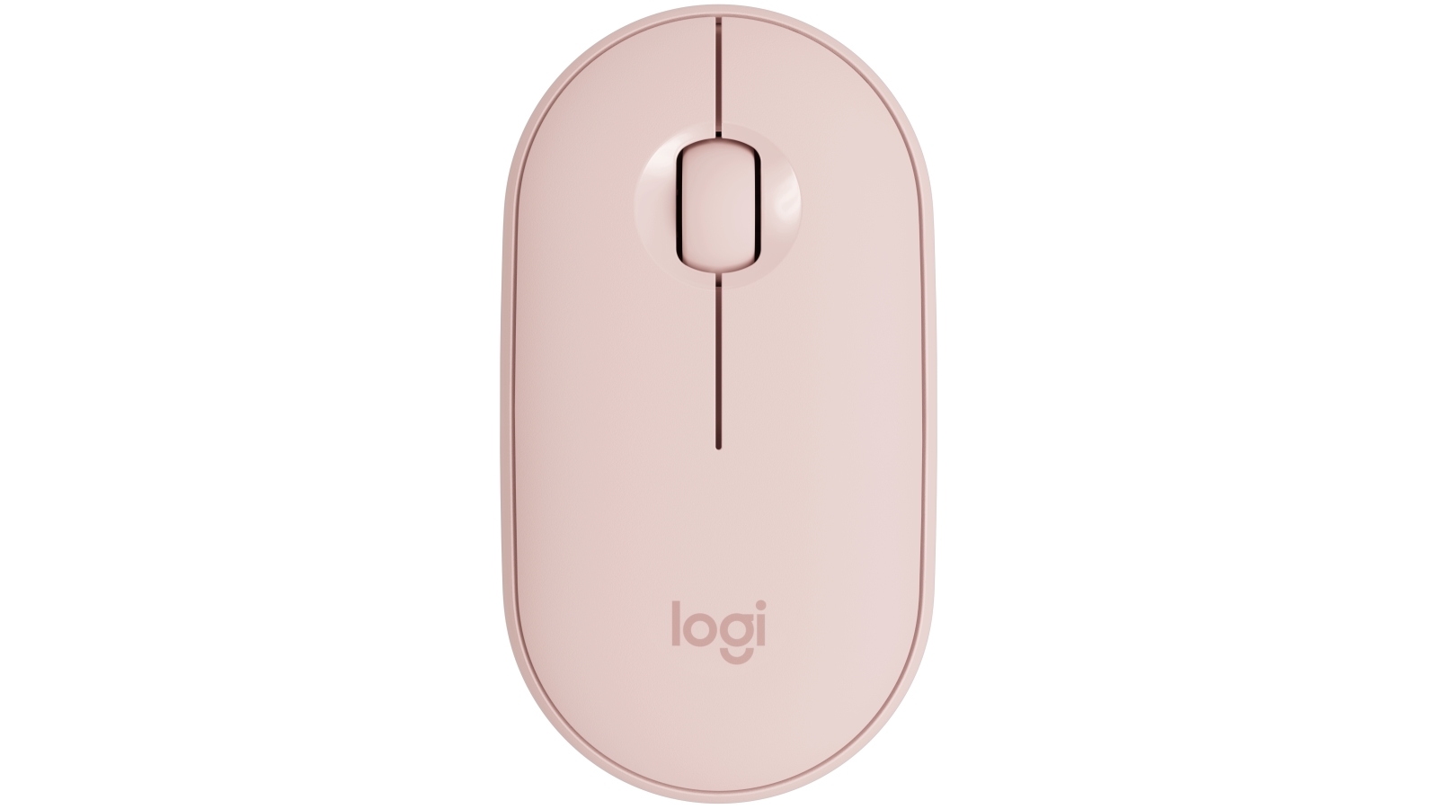 Logitech Wireless Mouse Pebble M350 Rose, Optical Mouse for Notebooks, 1000 dpi, Nano receiver, Retail photo 1