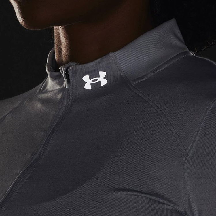 Hanorac Under Armour UA Qualifier Run 2.0 1/2 Zip / Femei / L / Alb photo 6