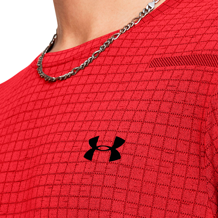 Футболка мужская Under Armour Vanish Seamless Grid SS L Красный photo 4