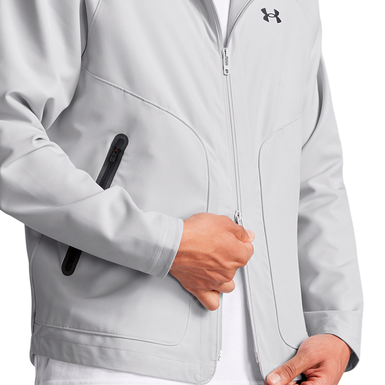 Hanorac pt bărbați Under Armour UA Unstoppable Jacket LC L Gri photo 4