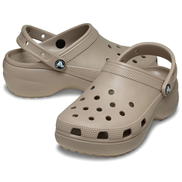 Slapi Crocs Classic Platform Clog W pt Femei / 38-39 / Gri photo 4