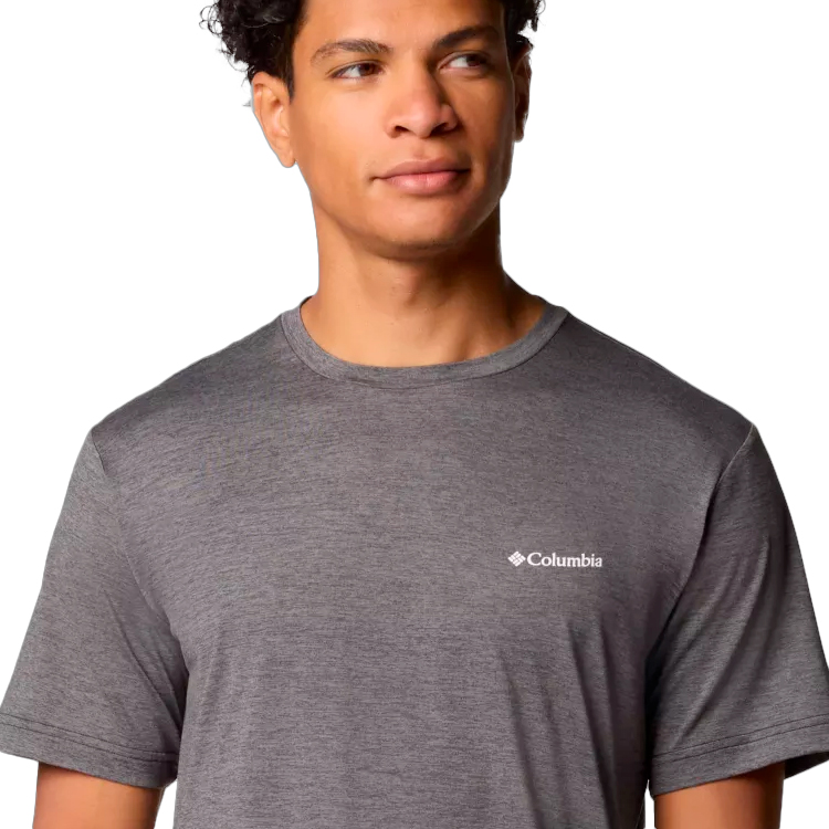 Tricou bărbătesc Columbia Kwick Hike Back Graphic SS Tee S Negru photo 4