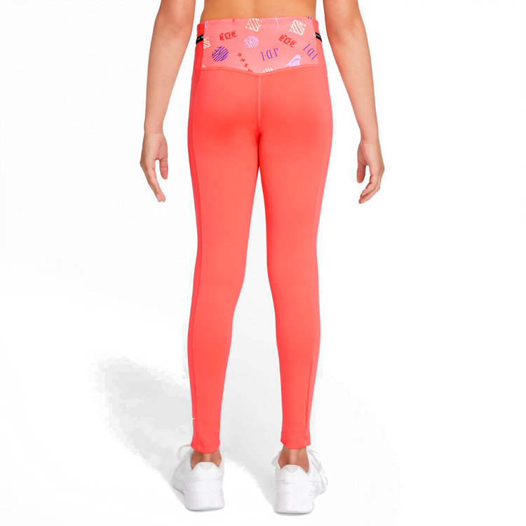 Легинсы Nike G NK DF ONE LUXE LEGGING AOP / Женский / L / Оранжевый photo 4