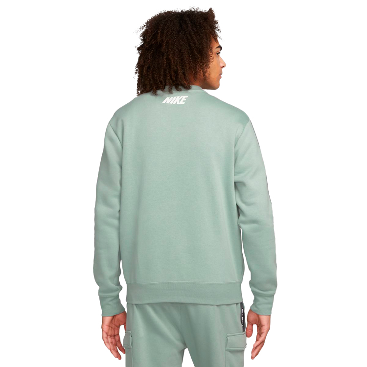 Hanorac pt bărbați Nike M NSW REPEAT FLC CREW BB S Gri photo 2