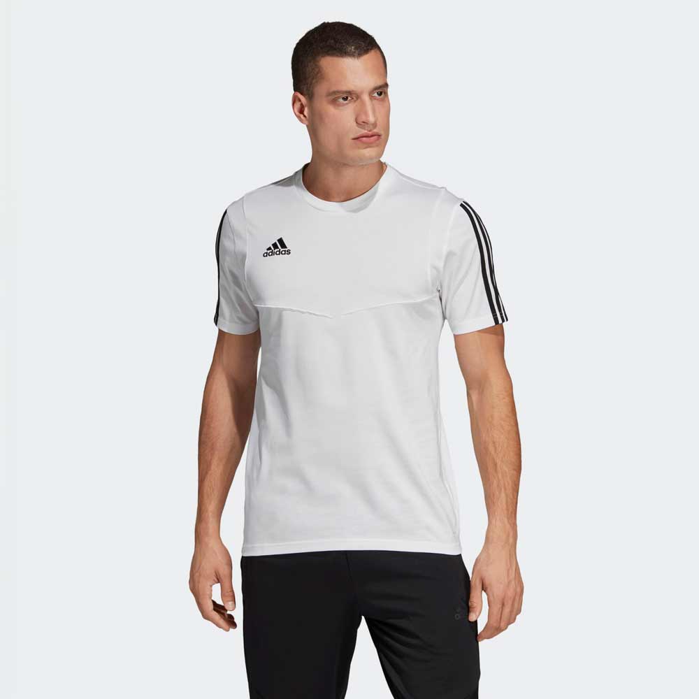 Tricou bărbătesc Adidas TIRO19 TEE S Alb photo 4